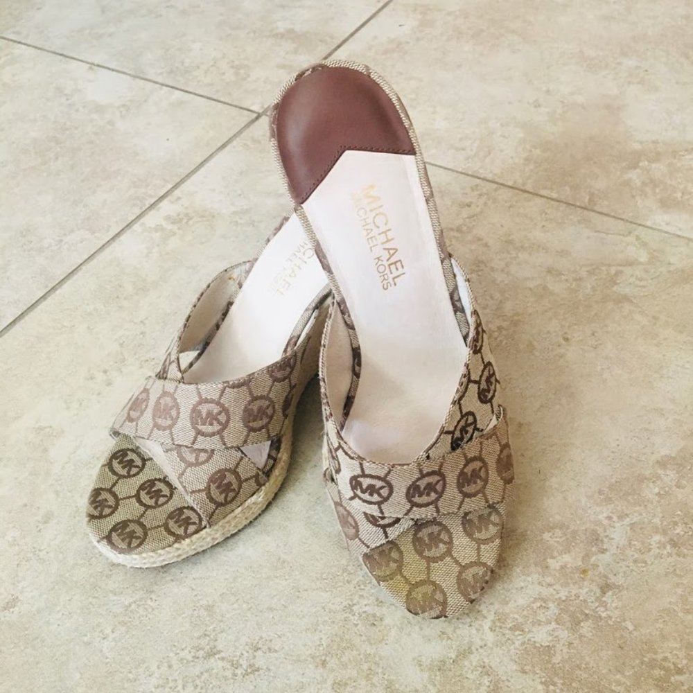 Michael Kors Classic Logo Wedges
